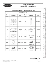 Preview for 4 page of Royalcraft Santorini Set Assembly Instructions Manual