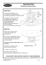 Preview for 6 page of Royalcraft Santorini Set Assembly Instructions Manual