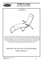 Royalcraft Tilt Back Lounger Assembly Instructions preview