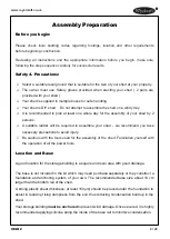 Preview for 2 page of Royalcraft Velo 2 Assembly Instructions Manual