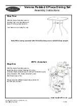 Preview for 7 page of Royalcraft Verona Padded Assembly Instructions Manual