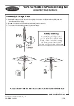 Preview for 10 page of Royalcraft Verona Padded Assembly Instructions Manual