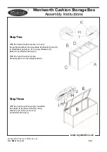 Preview for 5 page of Royalcraft W155-D92 Series Assembly Instructions Manual