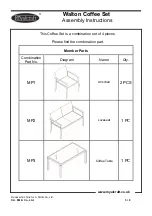 Предварительный просмотр 3 страницы Royalcraft Walton Assembly Instructions Manual