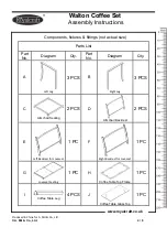 Preview for 4 page of Royalcraft Walton Assembly Instructions Manual