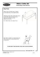 Preview for 9 page of Royalcraft Walton Assembly Instructions Manual