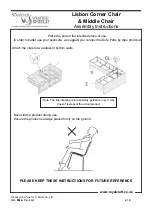 Preview for 4 page of Royalcraft Weather Shield Lisbon Corner Chair Assembly Instructions