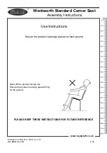 Предварительный просмотр 3 страницы Royalcraft Wentworth Standard Corner Seat Assembly Instructions