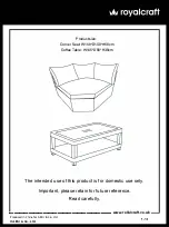 Royalcraft Wentworth Assembly Instructions preview