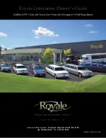 Royale Cadillac DTS Owner'S Manual предпросмотр