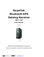 RoyalTek MBT-1100 User Manual preview