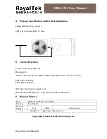 Предварительный просмотр 24 страницы RoyalTek MEB-1315 User Manual