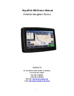 Preview for 1 page of RoyalTek NS-4102T User Manual