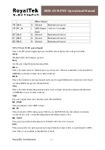 Preview for 14 page of RoyalTek REB-1315LPNX Operation Manual