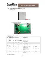 Предварительный просмотр 4 страницы RoyalTek RET-3570LP User Manual