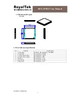 Предварительный просмотр 11 страницы RoyalTek RET-3570LP User Manual