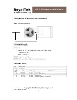 Preview for 21 page of RoyalTek RET-3570LP User Manual