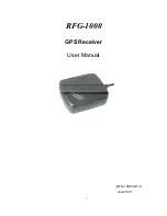 Preview for 1 page of RoyalTek RFG-1000 User Manual