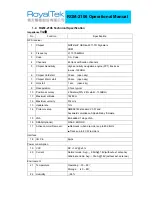 Preview for 5 page of RoyalTek RGM-2106 Operational Manual