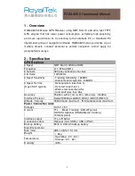 Preview for 2 page of RoyalTek RGM-4600 Operational Manual