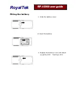 Preview for 2 page of RoyalTek RPJ-2000 User Manual