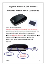 RoyalTek RTG-1001 Quick Manual preview
