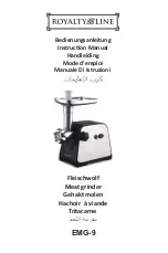 Royalty Line EMG-9 Instruction Manual preview