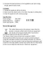 Preview for 10 page of Royalty Line ESTM-700 Instruction Manual