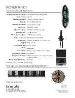 Preview for 2 page of royer R-101 Brochure & Specs