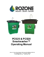 Предварительный просмотр 1 страницы Rozone PCS25 Smartwasher Operating Manual