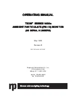 Предварительный просмотр 1 страницы RP TEOM 1400a Series Operating Manual