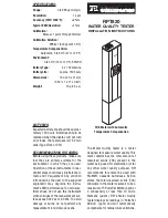 Preview for 1 page of RPI RPT820 Installation Instructions