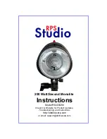 RPS Studio RS-SB200 Instructions Manual предпросмотр