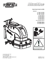 RPS MiniMag 17'' Disk Pad Assist Operating Instructions Manual preview