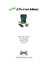 Preview for 1 page of RPX Technologies DynaVibe Classic User Manual