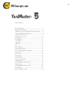 Preview for 2 page of RR-Concepts YardMaster-5 Manual