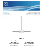 RR Electronic Alpha 3V Mounting Instructions preview