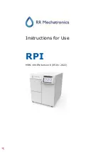 Preview for 1 page of RR Mechatronics RPI Instructions For Use Manual