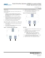 RRS Economizer Quick Start Manual preview