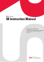 RS Automation X8 Series Instruction Manual preview