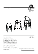 Preview for 1 page of RS Barcelona Ombra Stool User Manual