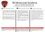 RS Motorcycle Solutions SC969 Quick Start Manual preview