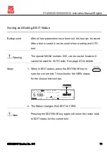 Предварительный просмотр 73 страницы RS PRO 917-6298 Instruction Manual