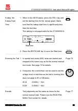 Предварительный просмотр 91 страницы RS PRO 917-6298 Instruction Manual