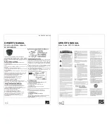 Preview for 2 page of RS PRO D12SCM500V Instruction Manual