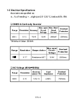 Preview for 6 page of RS PRO IIT 1601 Instruction Manual