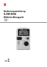 Preview for 26 page of RS PRO ILOM-508A Instruction Manual