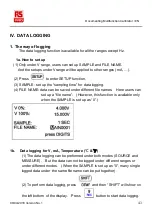 Предварительный просмотр 49 страницы RS PRO RS-133 Instruction Manual