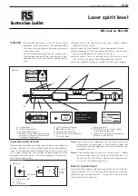 RS 850-029 Instruction Leaflet preview