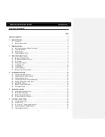 Preview for 2 page of RS COMPACT FREEZE TUNNEL Operation And Maintenance Manual